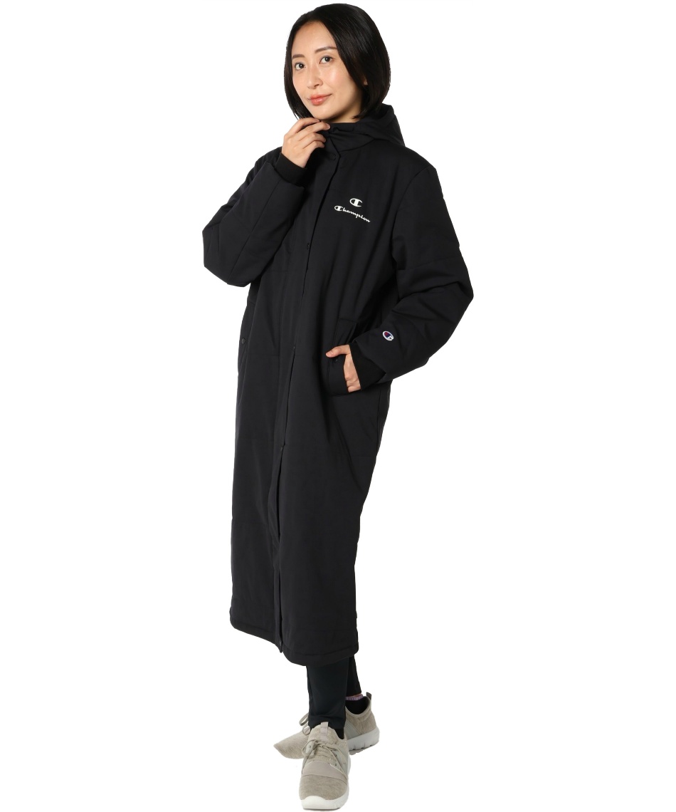チャンピオン(Champion) ロングコート 中綿 FZフード付きロングコート