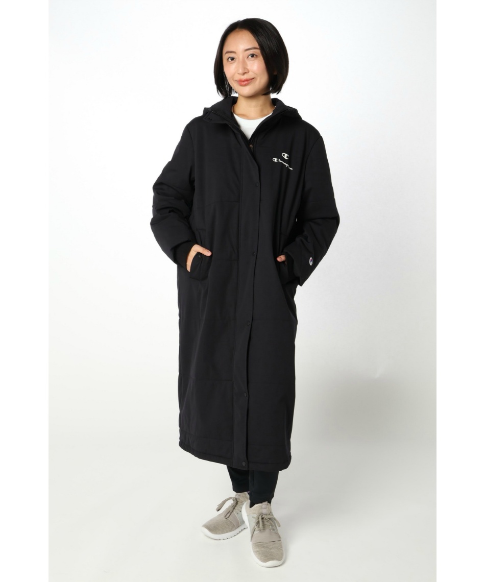 チャンピオン(Champion) ロングコート 中綿 FZフード付きロングコート