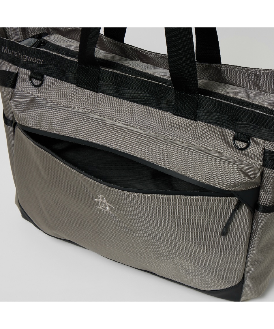 値下げ祭　マンシングウェアボストンバック　グレー未使用 マンシング(Munsingwear) ボストンバッグ マンシングボストンバッグ