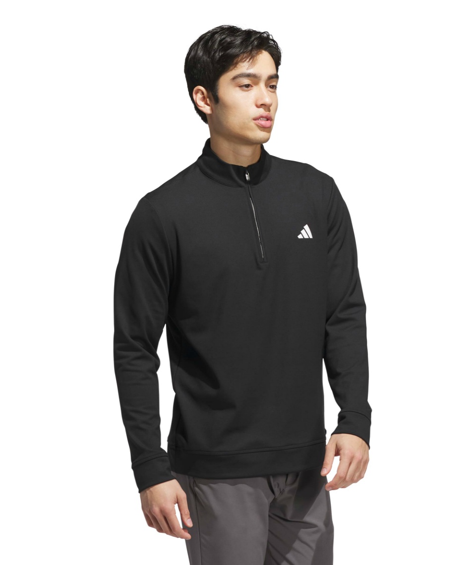アディダス(adidas) ゴルフウェア スウェット ハーフジップ長袖