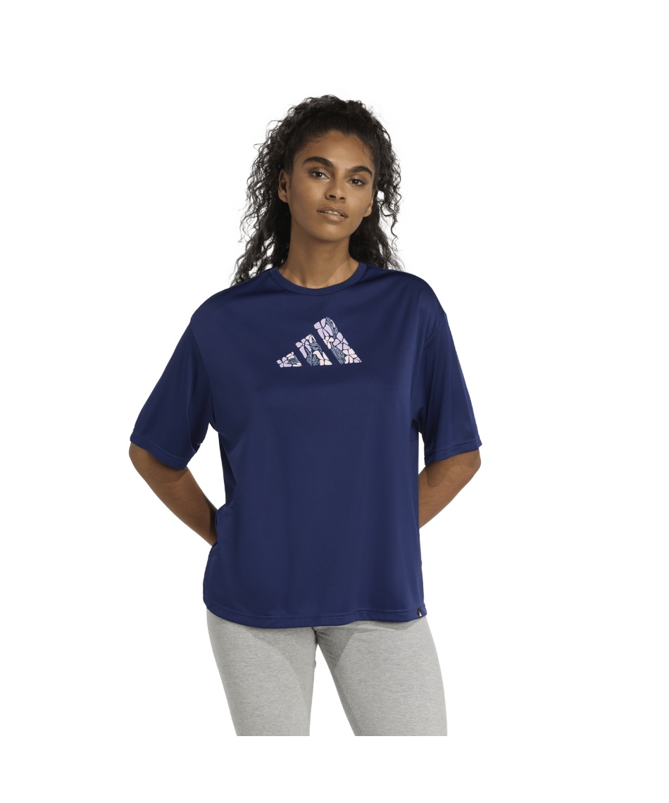 △ アディダス(adidas) Tシャツ 半袖 ソフト サイド グラフィックT