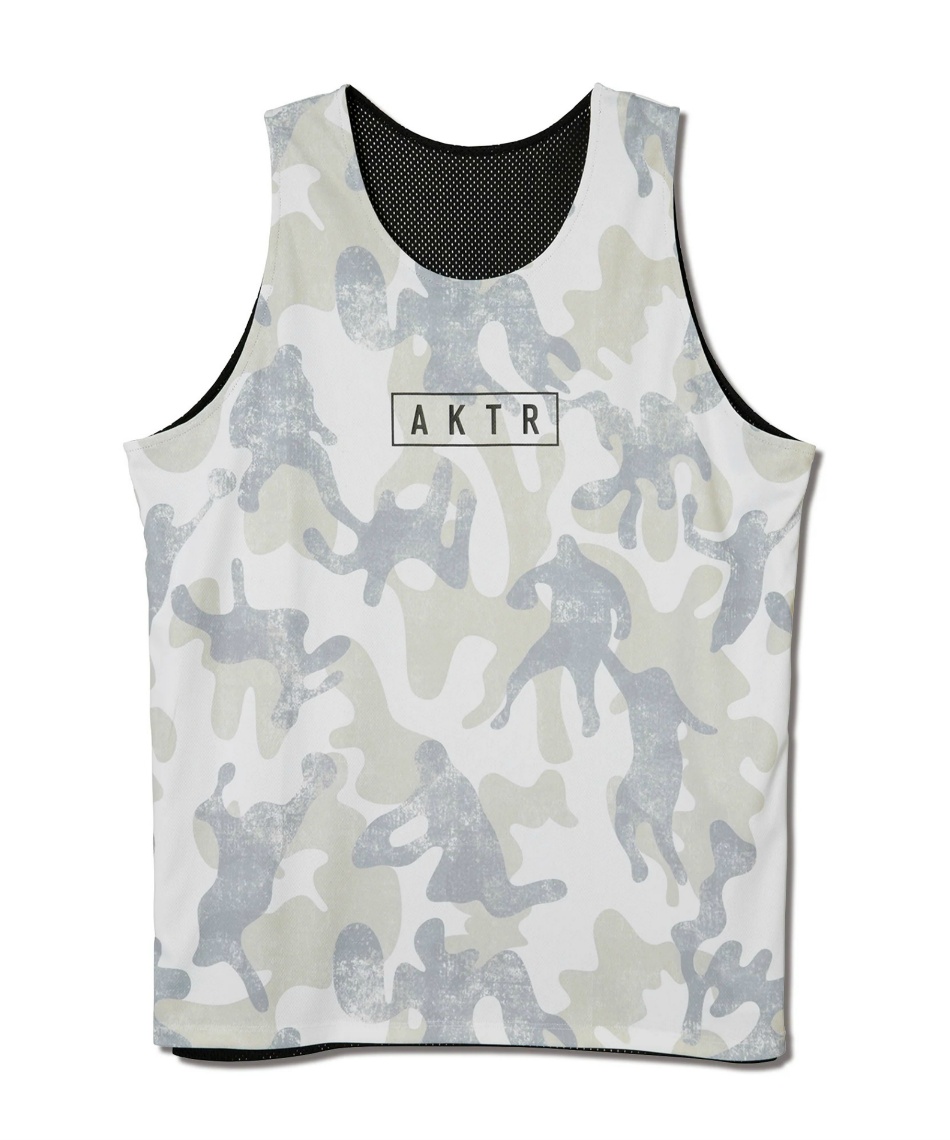 アクター(AKTR) バスケットボールウェア ノースリーブ PLAY CAMO