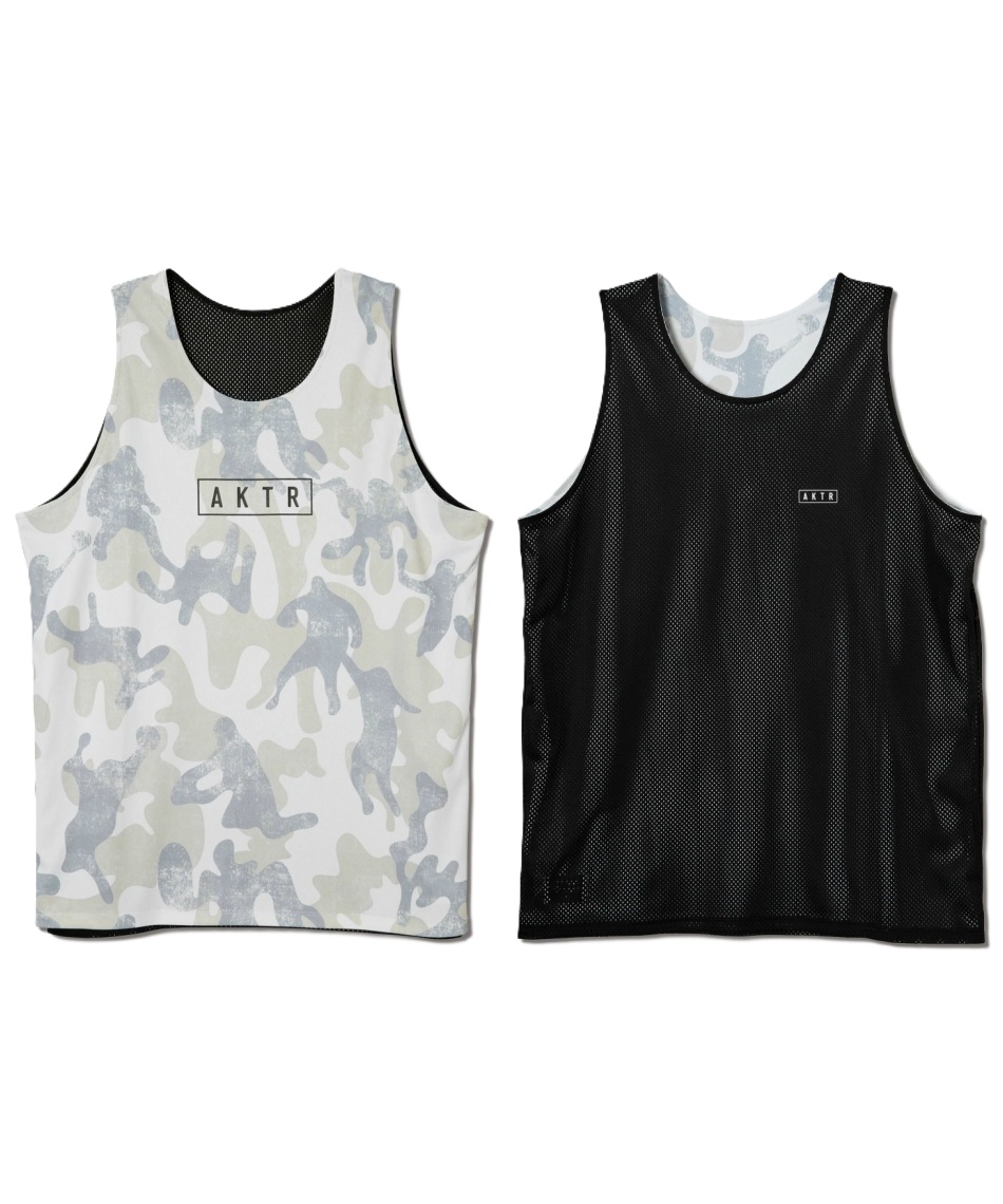 l|Cg78pt yzAN^[(AKTR) oXPbg{[EFA m[X[u PLAY CAMO REVERSIBLE TANK 225-011001 Y WHITE^BLK M
