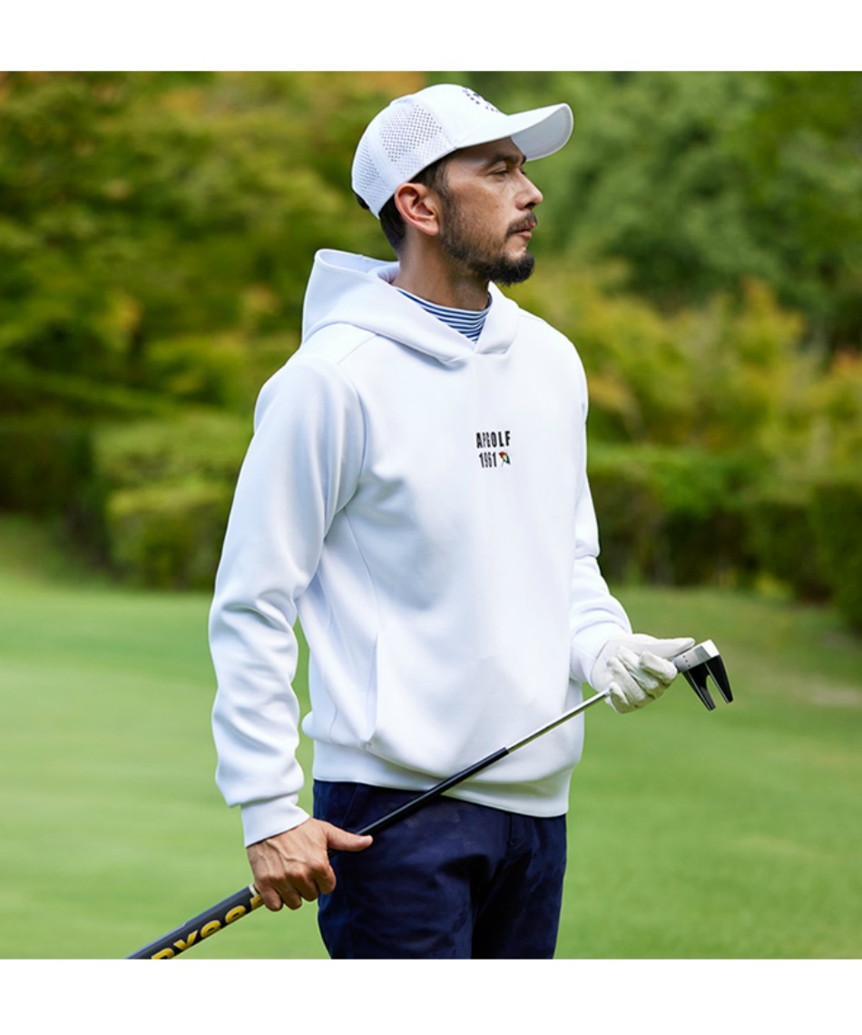 GOOLD GOLF ROCKERS スウェット XL アーチロゴ ベージュ GOOLD GOLF ROCKERS スウェット XL アーチロゴ ベージュ