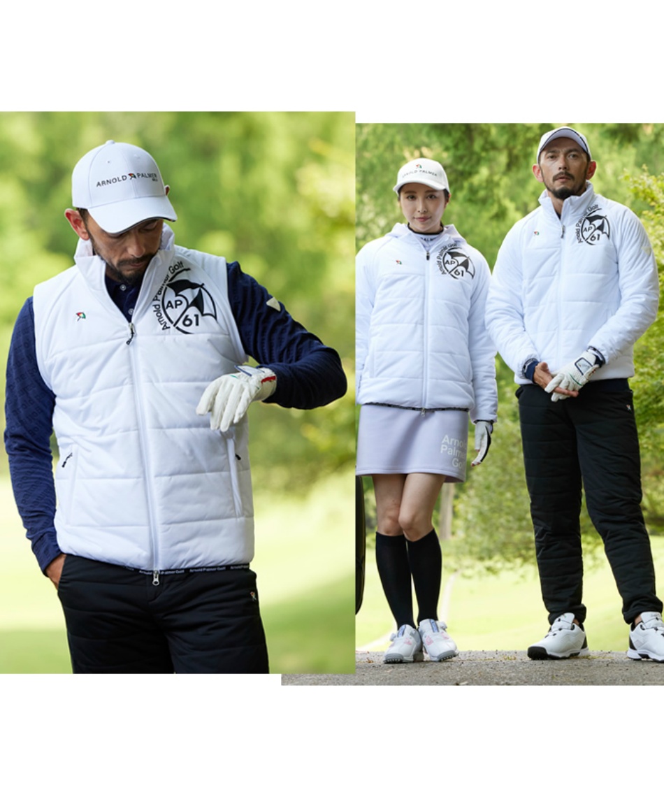 アーノルドパーマー(arnold palmer) ゴルフウェア ブルゾン ストレッチ中綿2WAYジャケット AP220206E08  【2025年秋冬モデル】 | スポーツ用品ならヒマラヤオンラインストア【公式】 [アーノルドパーマー] ゴルフウェア ブルゾン メンズ ストレッチ中綿2WAYJK  AP220206E08 ... [Arnold Palmer] [アーノルドパーマー] ゴルフウェア ブルゾン メンズ 2WAYストレッチPOJK AP220206