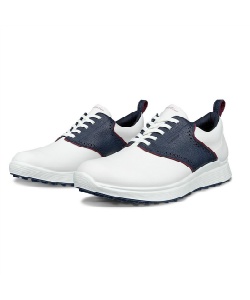 獲得ポイント270pt 【送料無料】エコー(ECCO) ゴルフシューズ スパイクレス S-CASUAL 102854-51293 【2025年モデル】 メンズ WH/MARINE 42(26.0)