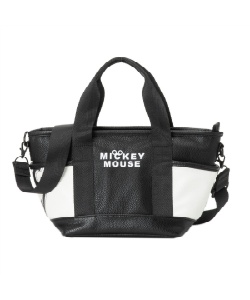 l|Cg100pt yzfBYj[(Disney) EhobO mN[~bL[EhobO MONOCHROME MICKEY GOLF ROUND BAG XYMG5FB2 y2025Nfz Y fB[X BLKi10j