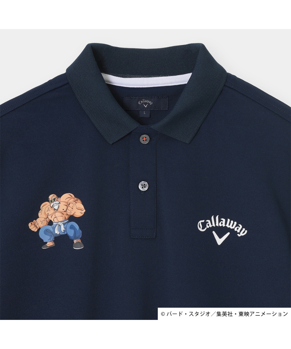 ゴルフウェア ポロシャツ 半袖ドラゴンボール キャラクタープリント