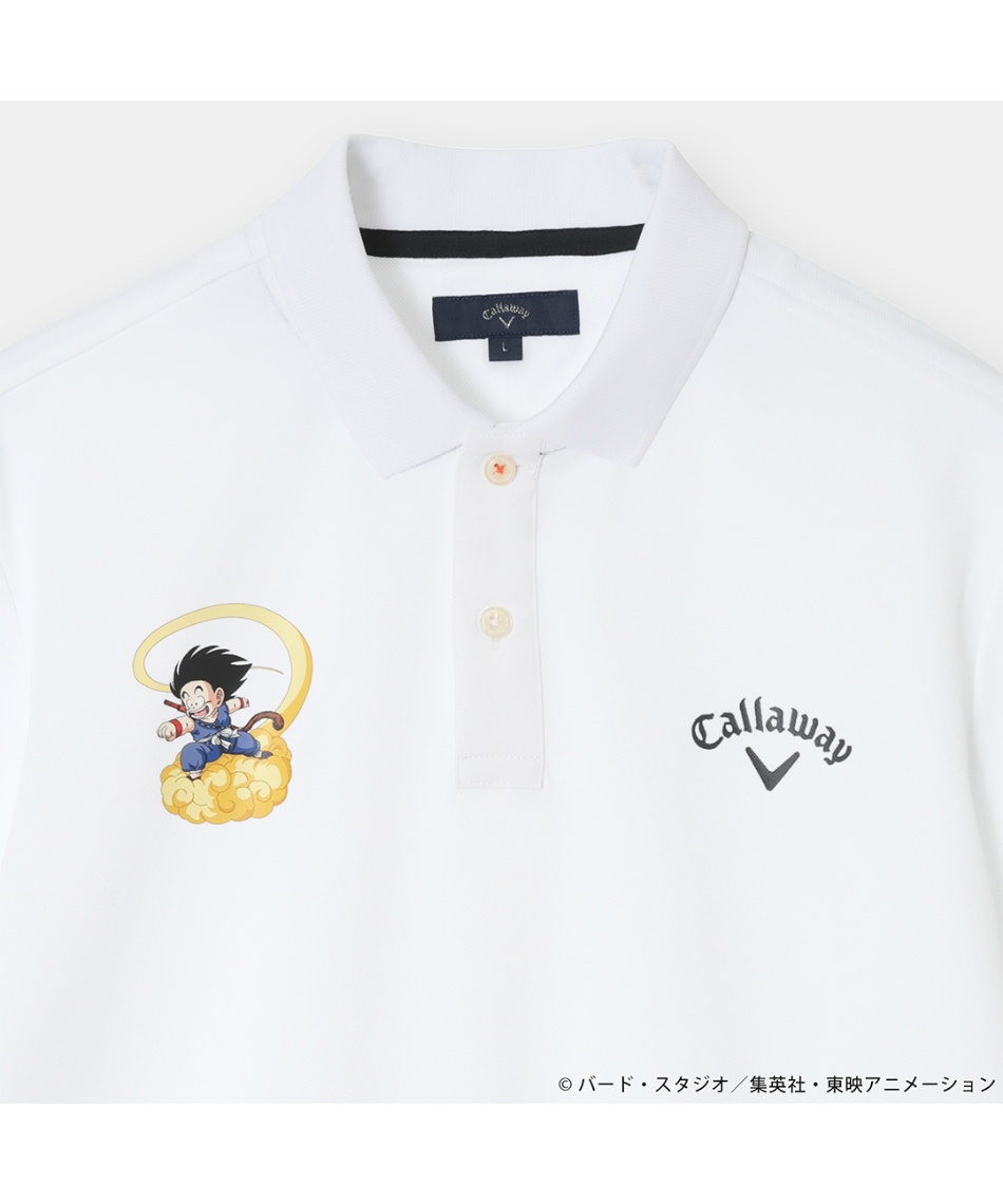 ゴルフウェア ポロシャツ 半袖ドラゴンボール キャラクタープリント