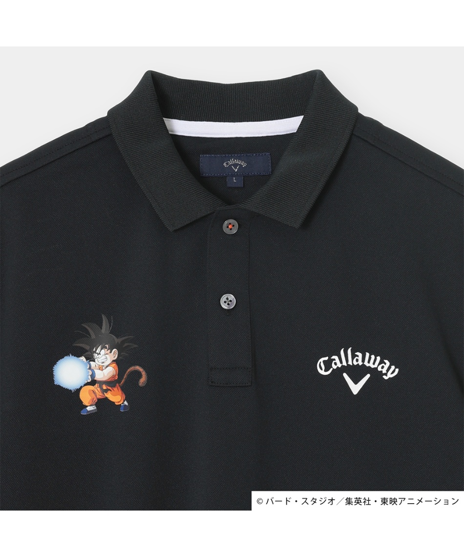 ゴルフウェア ポロシャツ 半袖ドラゴンボール キャラクタープリント
