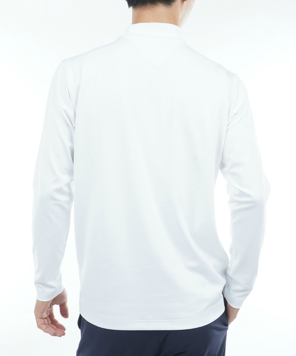 ゴルフウェア 長袖シャツ ベア天 長袖モックネックシャツ THMA563