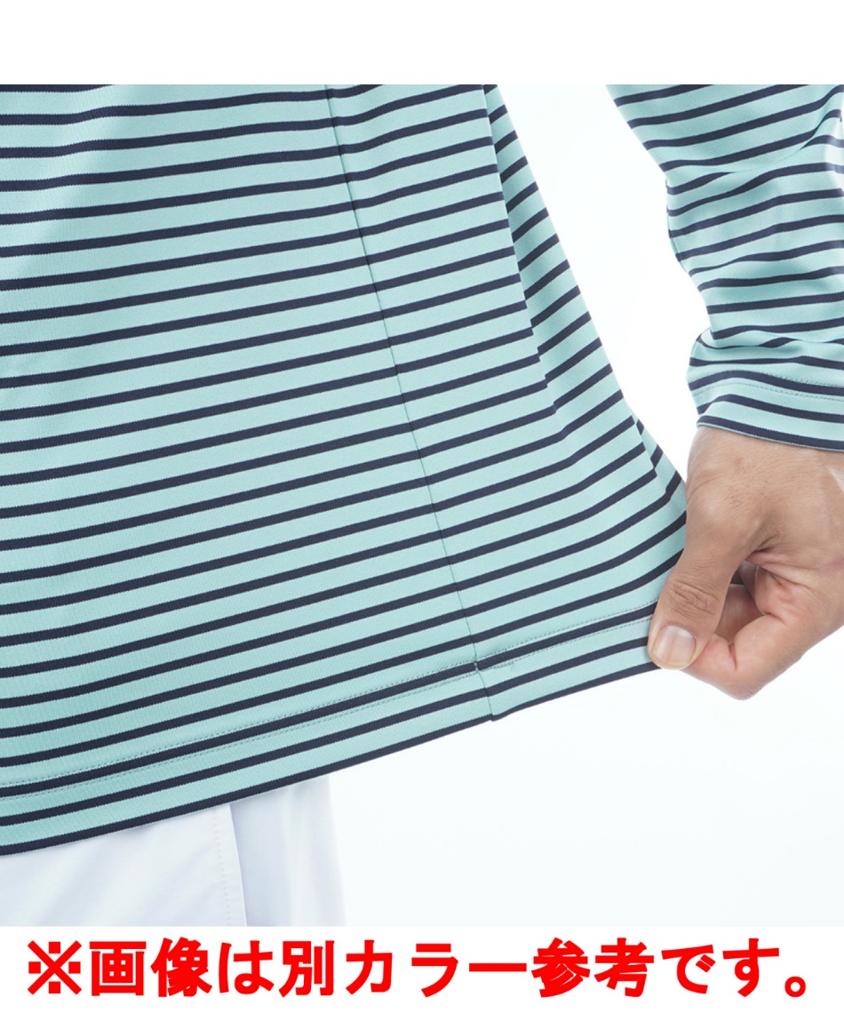 ゴルフウェア 長袖シャツ ベア天 長袖モックネックシャツ THMA563