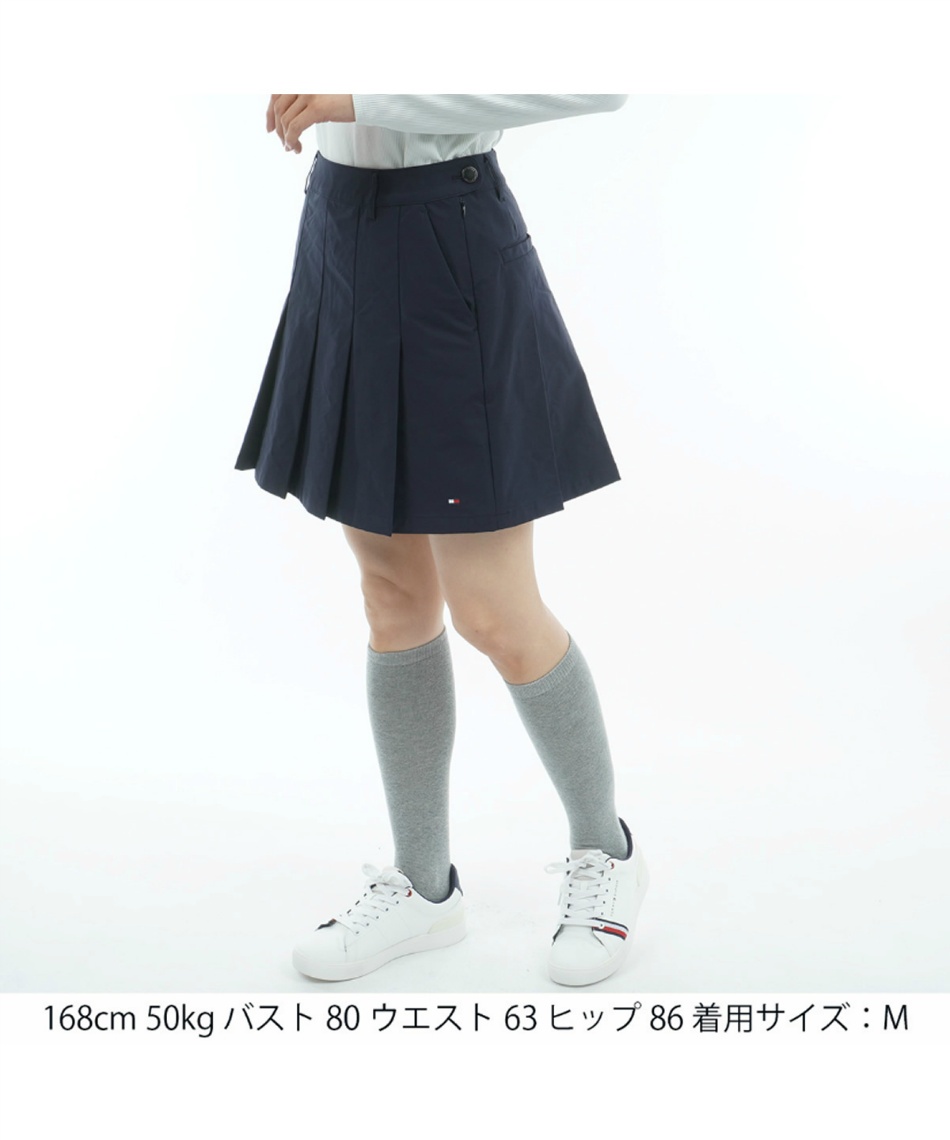 美品 ブリーフィング 2025年モデル プリーツスカート ニット ロゴ