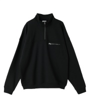 スウェットパーカー バガスウェットハーフジップ AM5813-010 【国内
