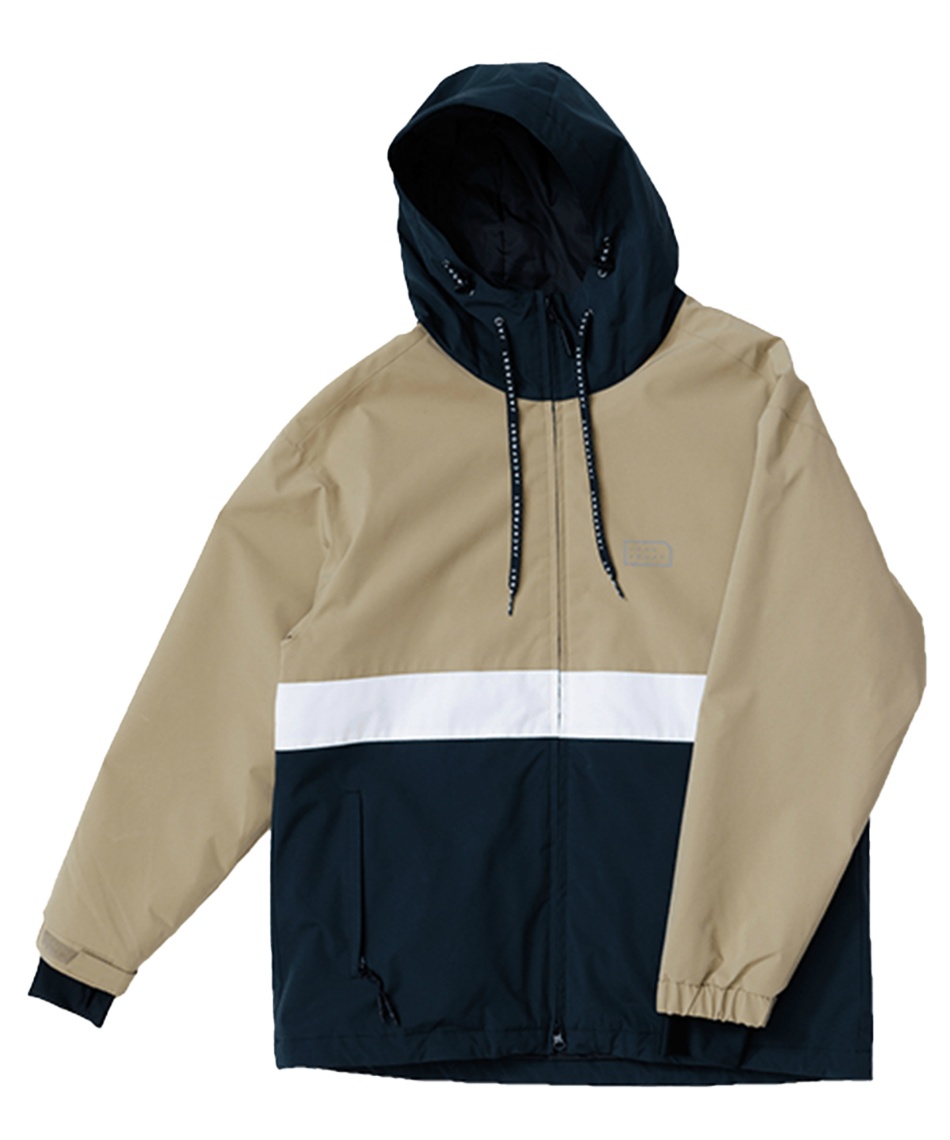 獲得ポイント170pt 【送料無料】ワンスリー(ONETHREE) スノーボードウェア ジャケット WIDE OVER JACKET JFJ98002 メンズ レディース SAND S