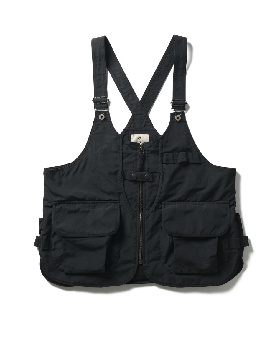 スノーピーク  peak　アウトドア　タキビベスト　ブラック系　Mサイズ snow peak / スノーピーク | TAKIBI Weather Cloth Vest - Black