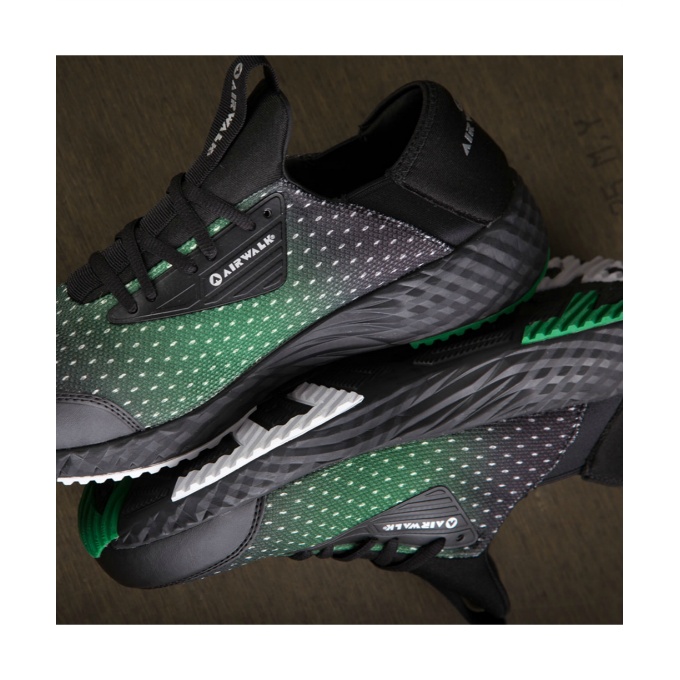 AIRWALK 美品スノーボード グリーンデザイン　シューズ27.0 セット AIRWALK 美品スノーボード グリーンデザイン シューズ27.0 セット