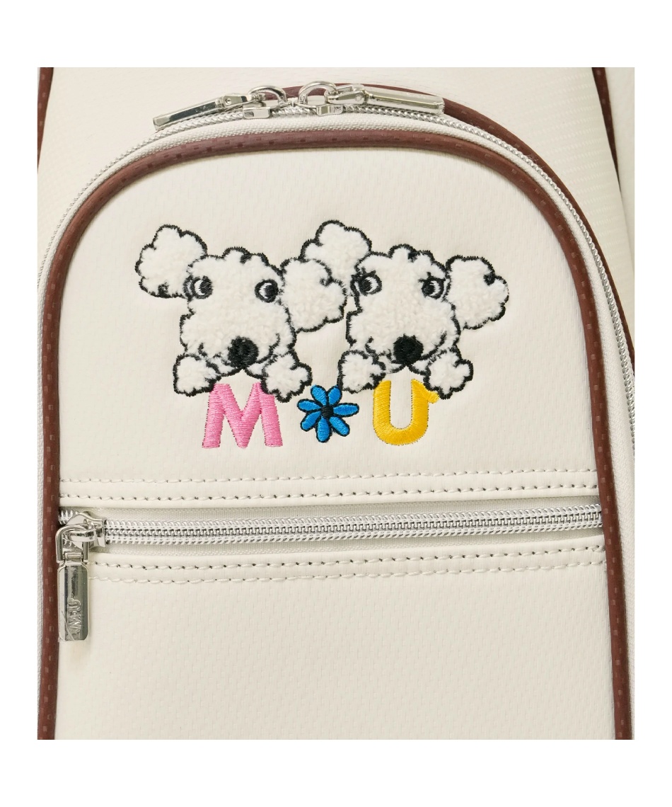 MU スポーツ(MU SPORTS) キャディバッグ MUキャラクター立体サガラ刺繍
