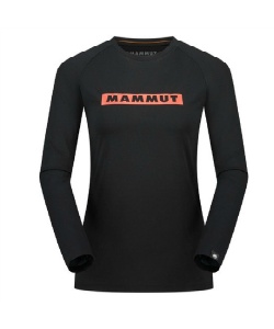 獲得ポイント76pt 15% OFF/SALE 【送料無料】マムート(MAMMUT) Tシャツ 長袖 QD ロゴ プリント ロングスリーブ Tシャツ アジアンフィット 1016-01040-00778 【国内正規品】 レディース bk−mrdPRT2 M(EU−S)