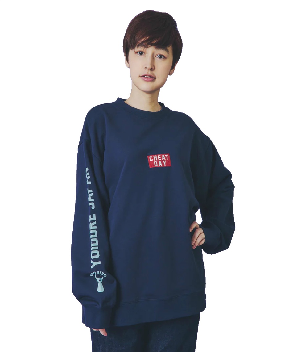 スウェットトレーナー チートデイ クルーネックスウェット 835204 【ご