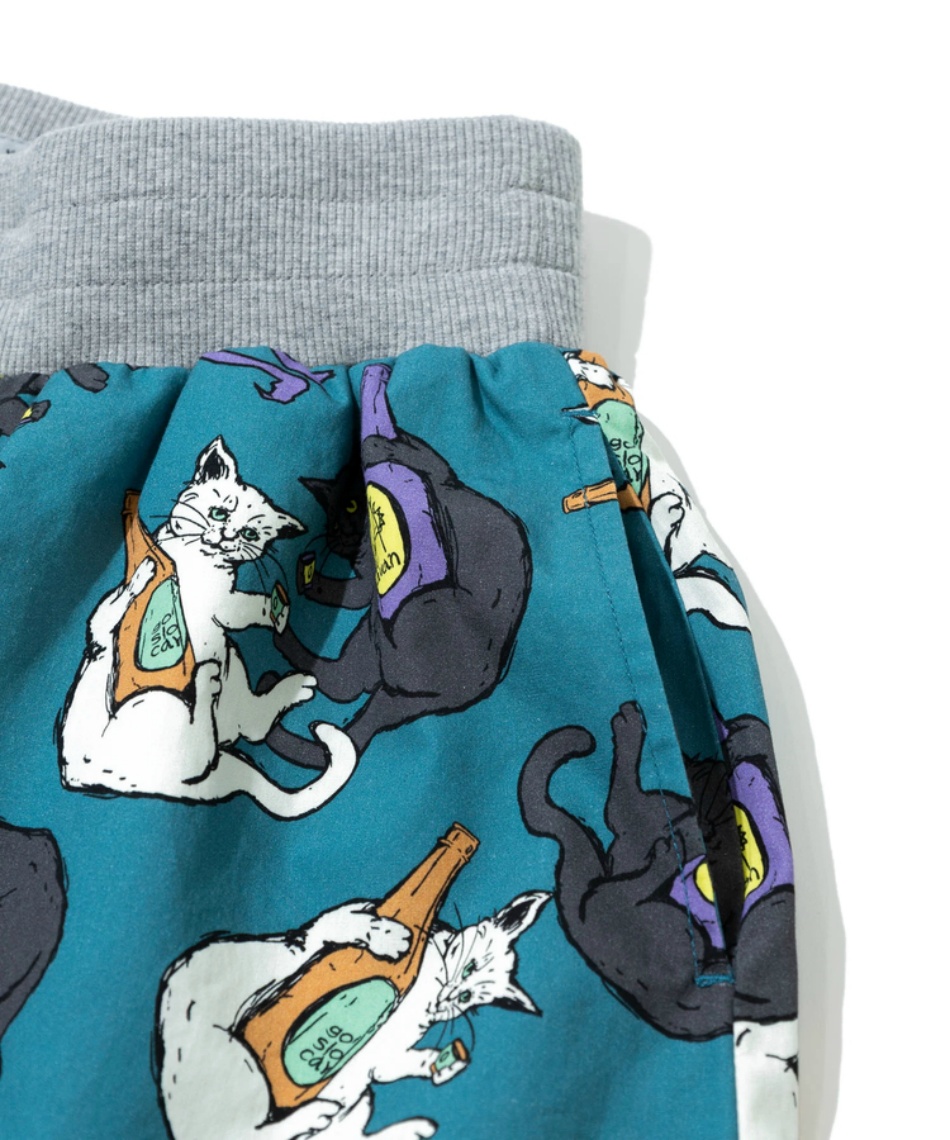 ゴースローキャラバン(Go Slow Caravan) スカート ペイズリー/猫と晩酌