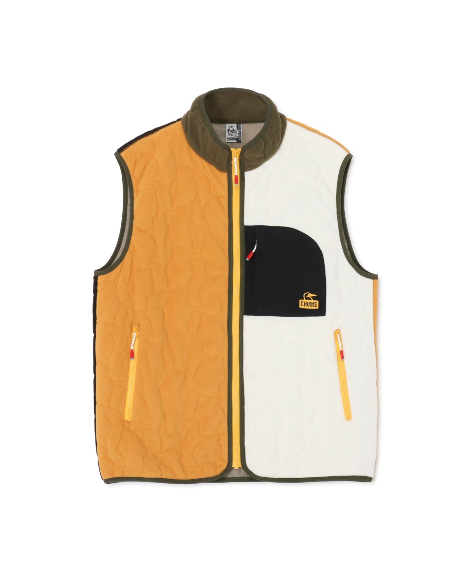 チャムス(CHUMS) フリース ベスト ブービーステッチフリースベスト