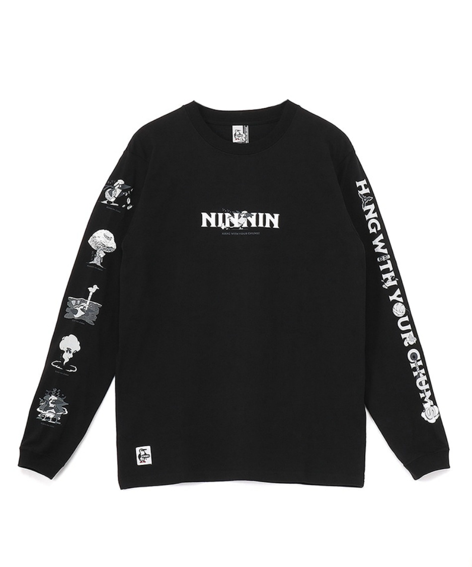 Tシャツ 長袖 ザニンジャブラッシュドロングスリーブTシャツ CH01-2662