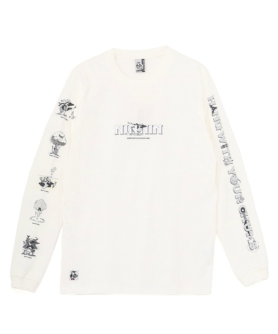 Tシャツ 長袖 ザニンジャブラッシュドロングスリーブTシャツ CH01-2662