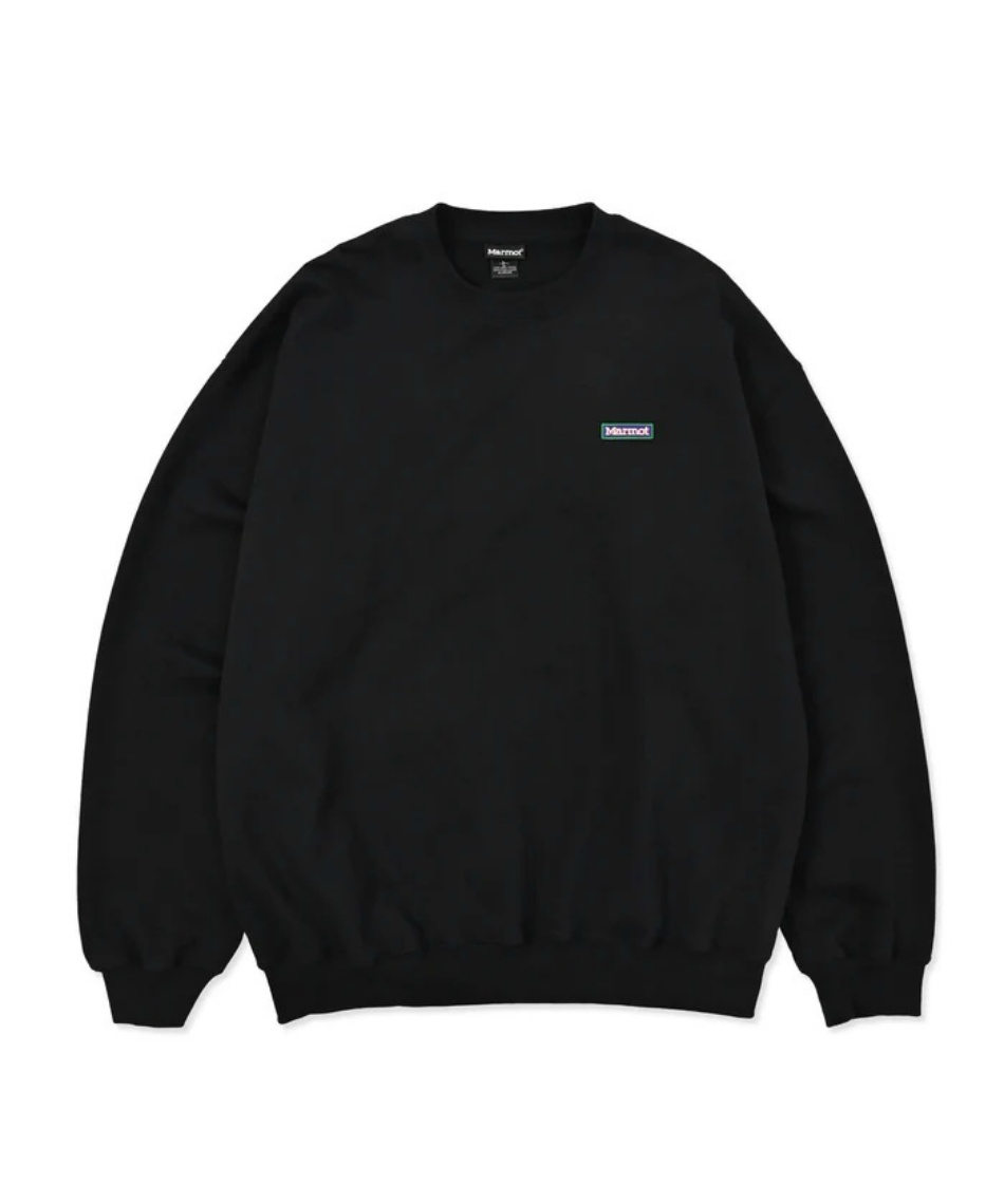 L & F Sweatshirt ROTH BART BARON 黒 トレーナー スウェット トレーナー Marmot Stability Sweat Crew Neck マーモット