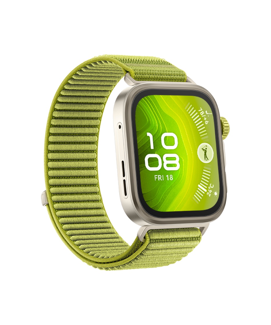 ゴルフ 計測器 HUAWEI WATCH FIT 4 PRO グリーン SYA-B29-GRE