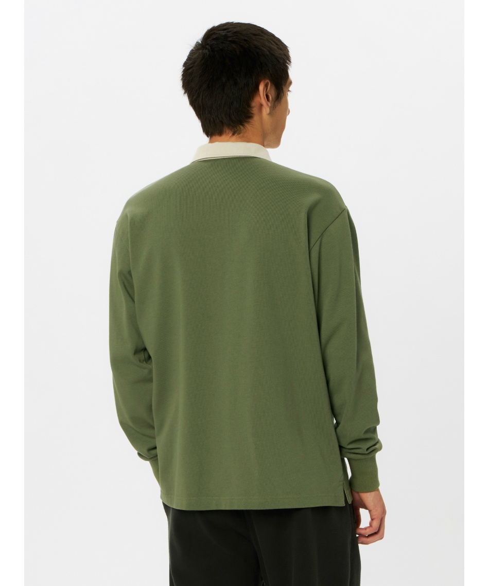 カンタベリー(CANTERBURY) ポロシャツ 長袖 ソリッドカラー ラグビー