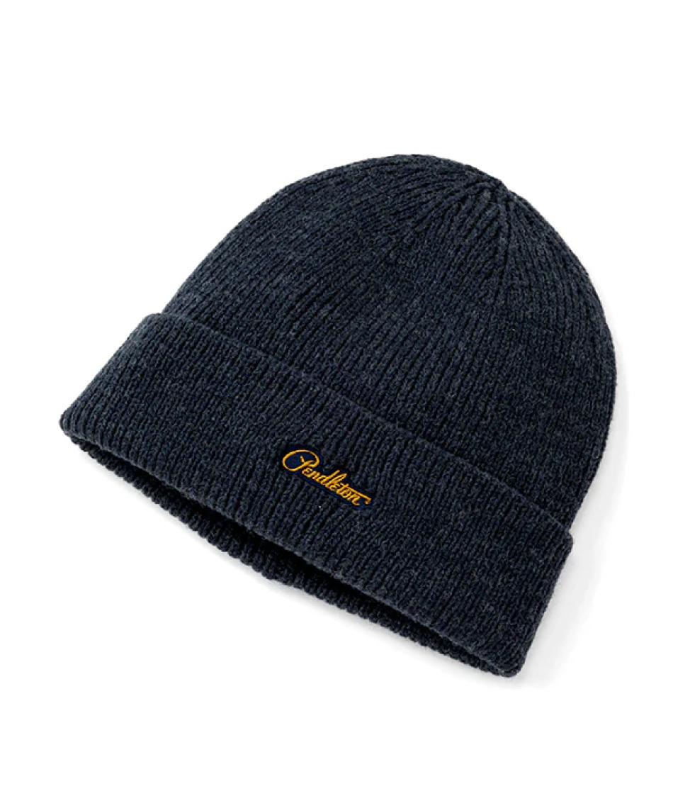 ペンドルトン(PENDLETON) ニット帽 アクリルウール ロゴ ワッペン