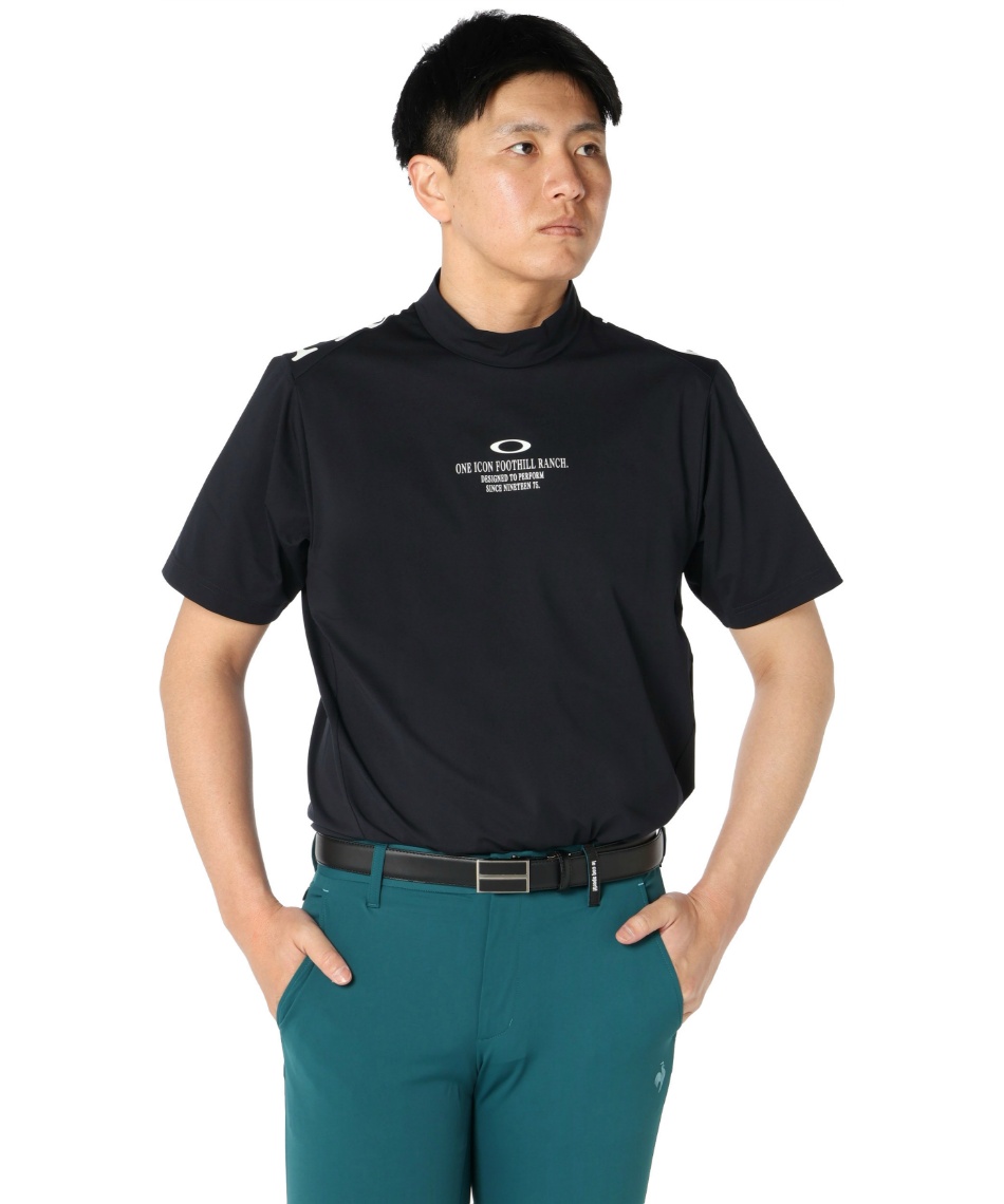 オークリー(OAKLEY) ゴルフウェア 半袖シャツ SCAPULAモック半袖SH