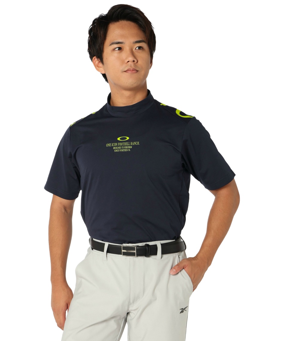オークリー(OAKLEY) ゴルフウェア 半袖シャツ SCAPULAモック半袖SH