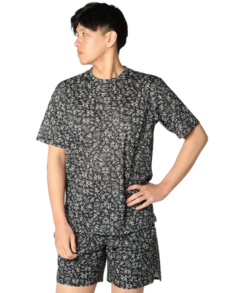 ランニングウェア Tシャツ 半袖 軽量メッシュ半袖Tシャツ VQ561002F01