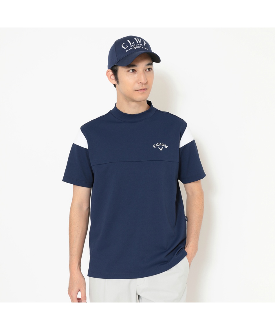 ゴルフウェア 半袖シャツ オニカノコ半袖モックネックシャツ C26134107