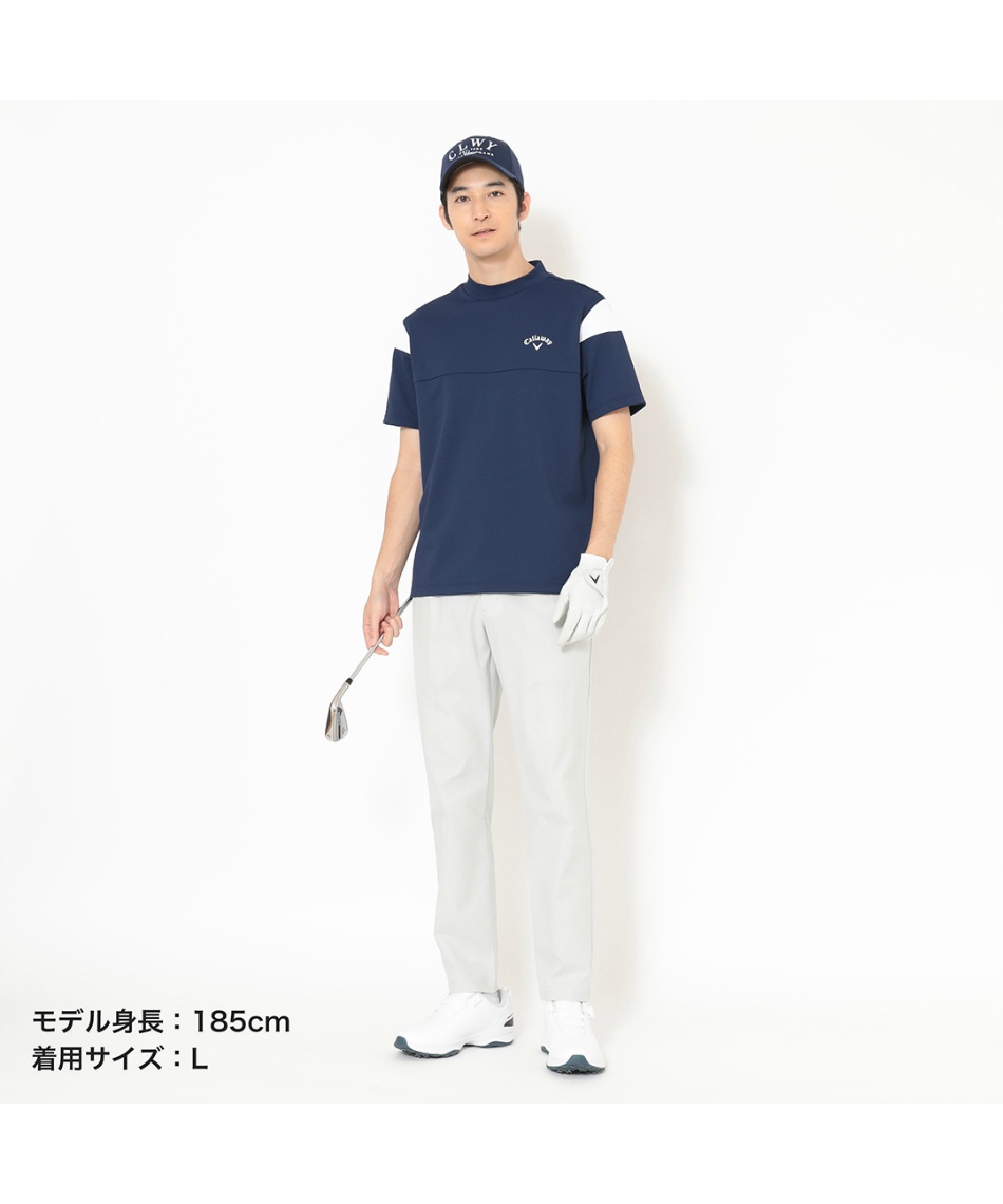 ゴルフウェア 半袖シャツ オニカノコ半袖モックネックシャツ C26134107