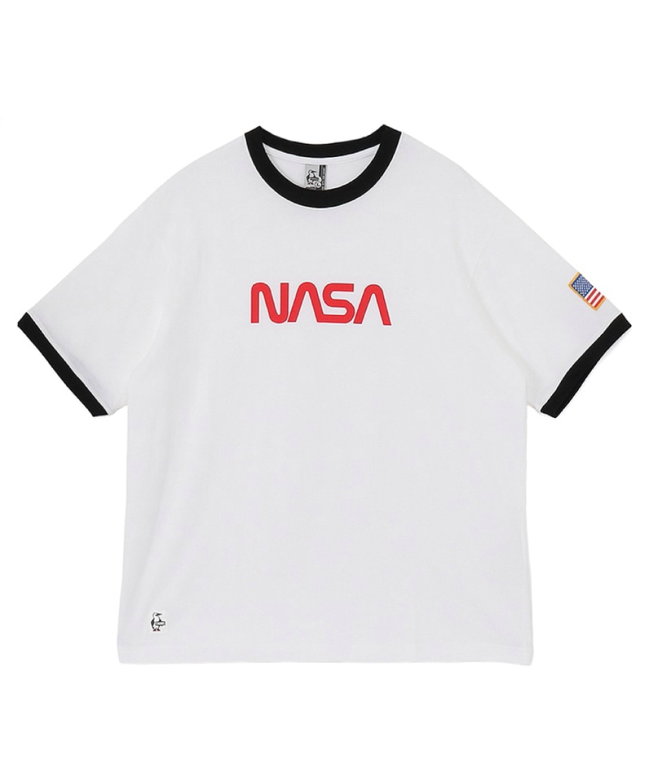 �l���|�C���g720pt �`�����X(CHUMS) T�V���c ���� �X�y�[�X�����K�[T�V���c Space Ringer T-Shirt CH01-2699 �����Y WH�^BK M�^O