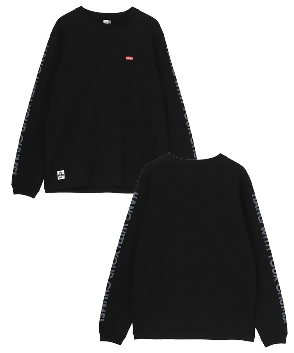 �l���|�C���g46pt 8% OFF�^SALE �`�����X(CHUMS) T�V���c ���� HWYC�����O�X���[�uT�V���c CH01-2728 �����Y BK��GY XL