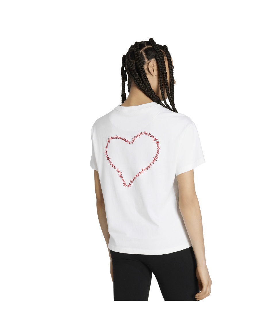 Tシャツ 半袖 HEART刺繍 エンブロイダリー パック ルーズ グラフィック