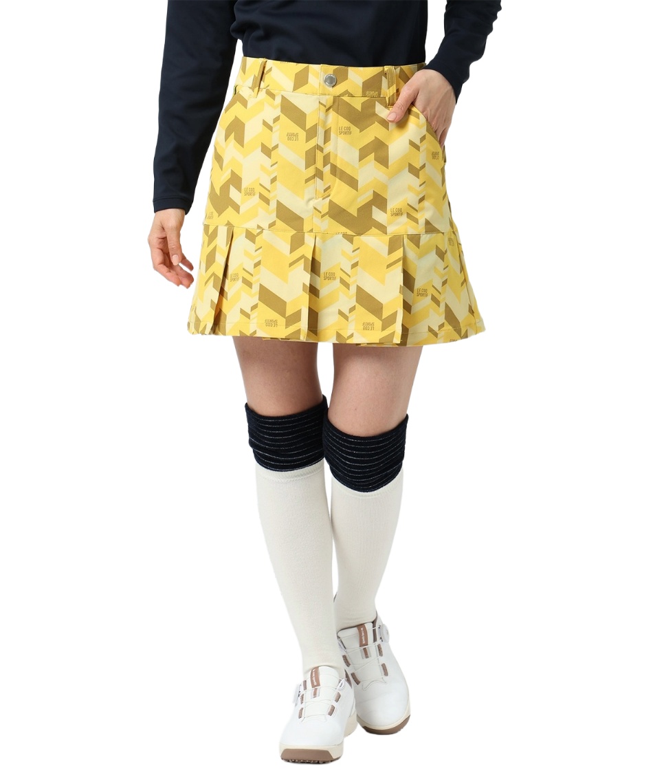 ルコックスポルティフ(le coq sportif) ゴルフウェア スカート 総柄