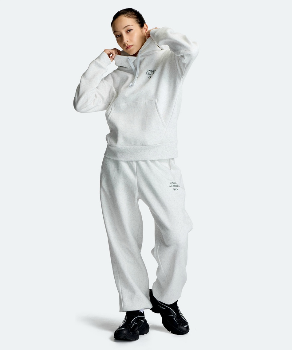 スウェットパーカー UA RIVAL FLEECE GRAPHIC HOODIE 6016834-023