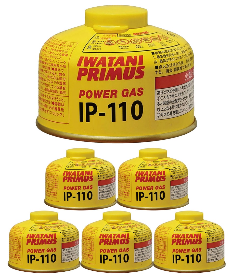 プリムス(PRIMUS) ガスカートリッジ 小型ガス 6缶セット IP-110 プリムス(PRIMUS) ガスカートリッジ 小型ガス 6缶セット IP-110