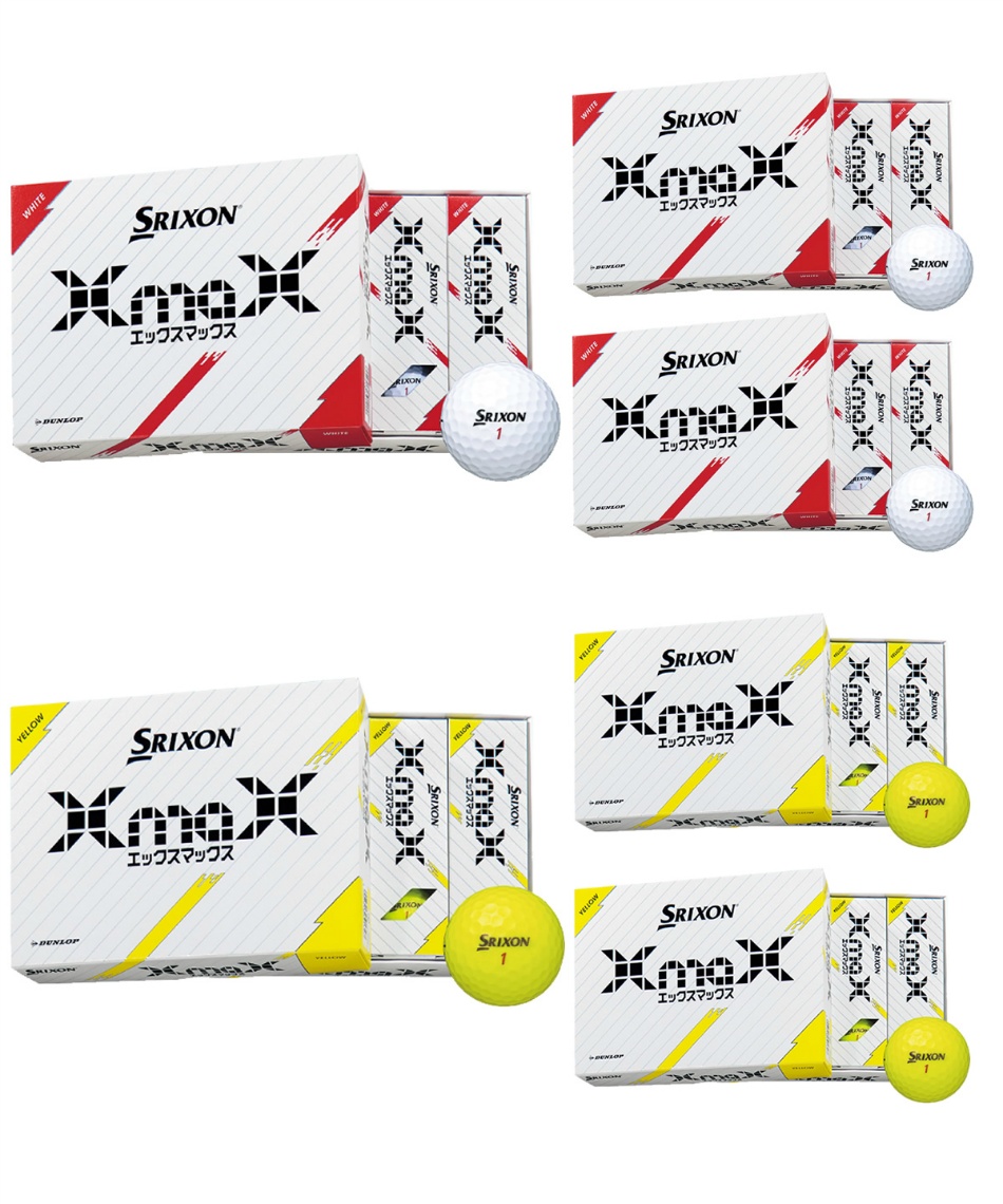 スリクソン(SRIXON) ゴルフボール 3ダース 36個入 エックスマックス