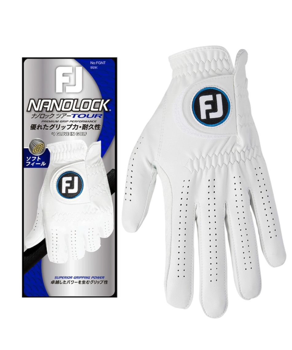 フットジョイ(FootJoy) ゴルフ 左手用グローブ 5枚セット ナノロック
