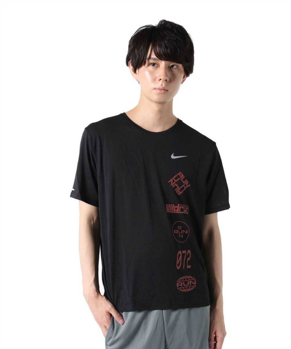 ナイキ Nike Tシャツ 半袖 Dri Fit ドライフィット マイラー ワイルド ラン Cu6039 010 スポーツ用品ならヒマラヤオンラインストア 公式