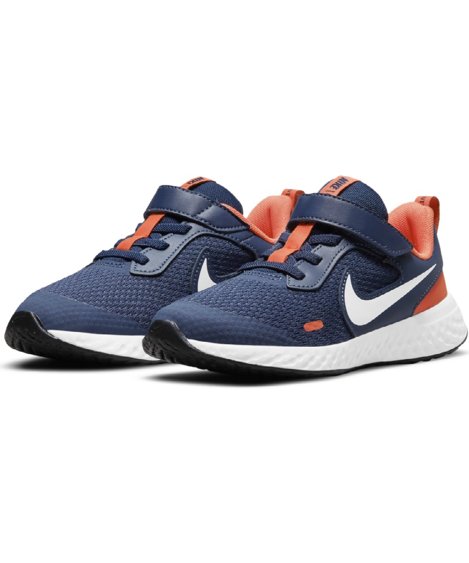 ナイキ Nike ジュニアスニーカー レボリューション 5 Bq5672 410 スポーツ用品ならヒマラヤオンラインストア 公式