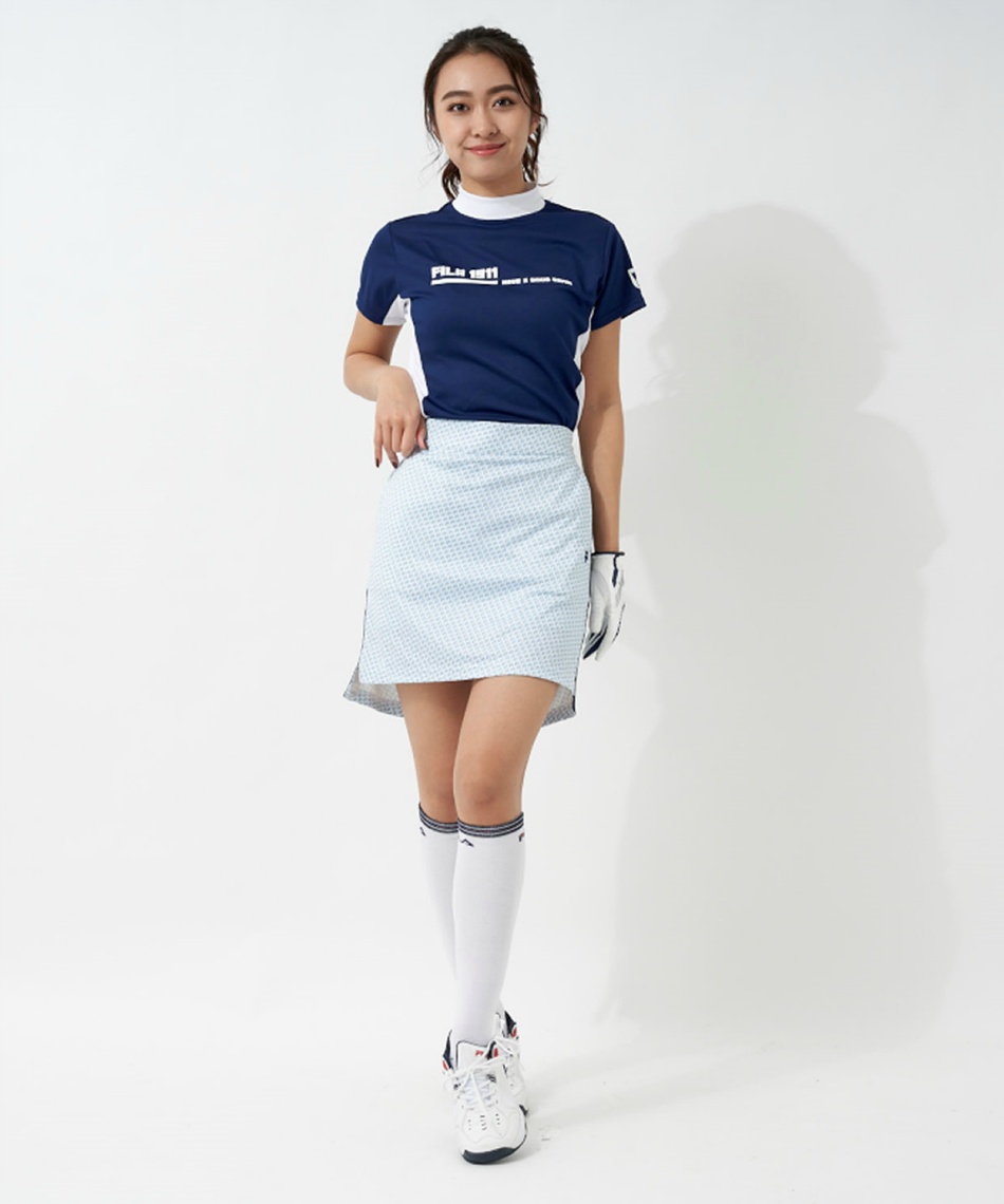 フィラ(FILA) ゴルフウェア 半袖シャツ 遮熱メッシュモックネック半袖シャツ 752-601 【2022年春夏モデル】