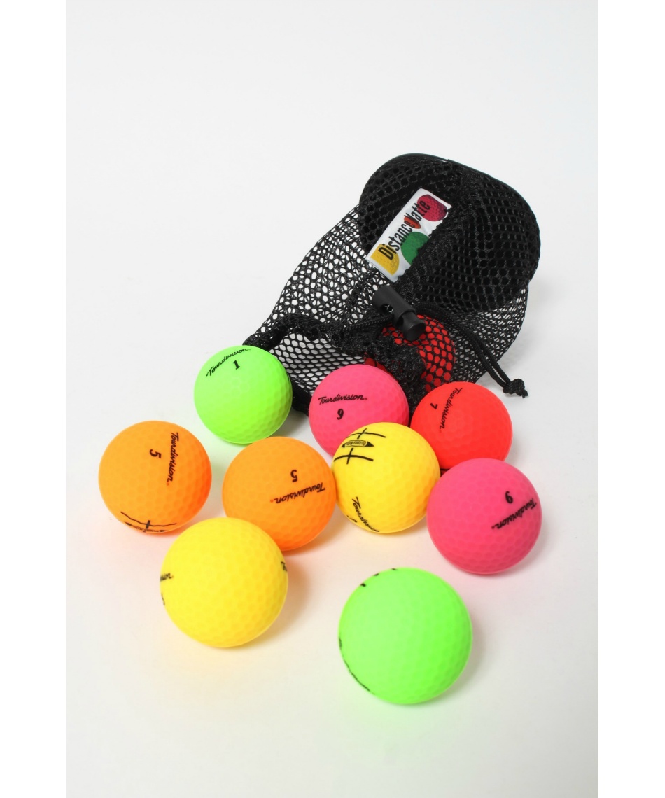 ⭐︎ゴル吉⭐︎　ゴルフボールとアクセサリーセット ツアーディビジョン(Tourdivision) ゴルフボール 10個 ディスタンス