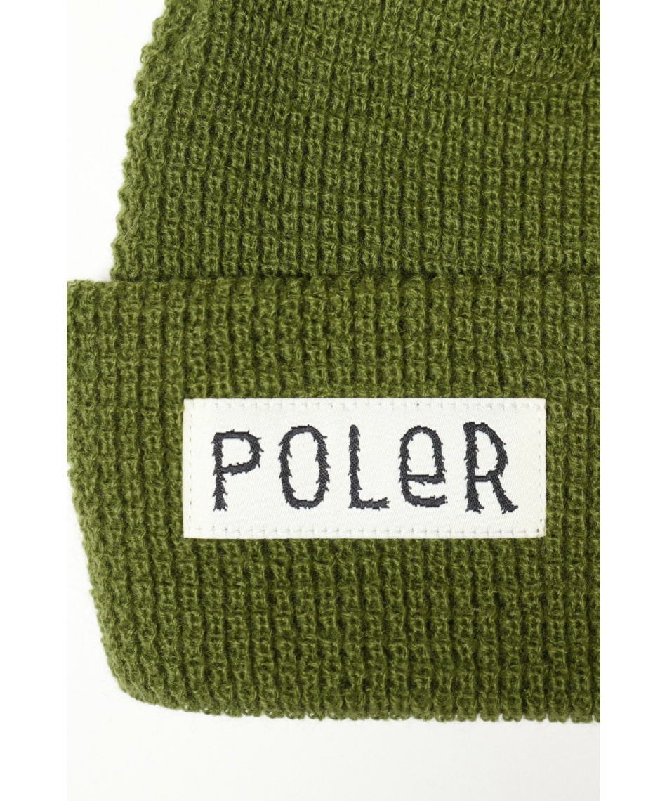 ポーラー(POLER) ニット帽 WORKERMAN BEANIE ワークマン ビーニー 223ACU7901-OLV 【国内正規品】